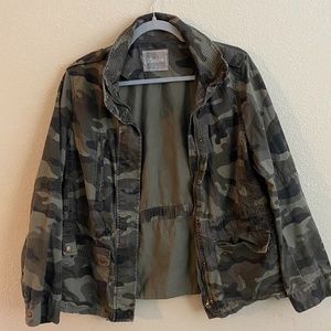 Camo Print Jacket